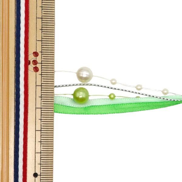 数量5から】 リボン 『リボンカーリングパール 1cm幅 29番色