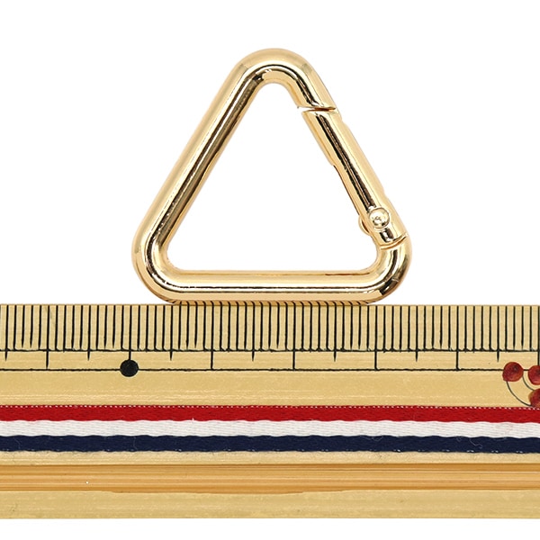 手芸金具 『サンカクカラビナ ゴールド S1171』 MARCHENART メルヘン