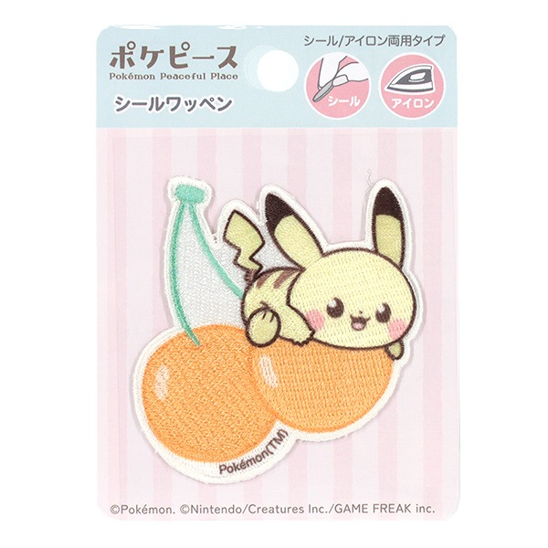 ワッペン 『ポケピース 刺しゅうシールワッペン 大 ピカチュウFS
