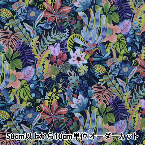 数量5から】 生地 『LIBERTY リバティプリント 11号帆布 ルイズ