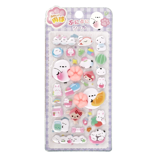ぷっくりシール『ミカヅキモモコ 肉球ぷにぷにシール 肉球ねこ NQA-04