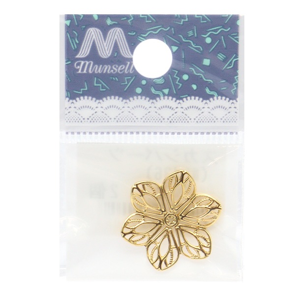 手芸金具 『スカシパーツ ゴールド #2436』 ビーズ,ビーズ金具,その他