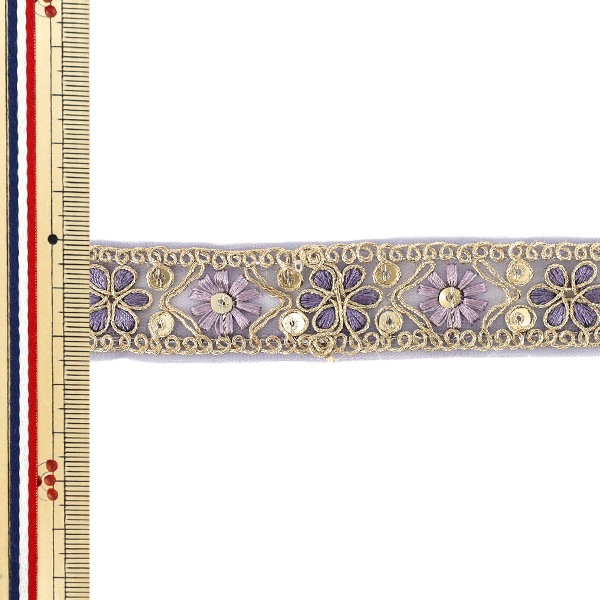 数量5から】 手芸ブレード 『2025インド刺繍ブレード 約2.5cm幅