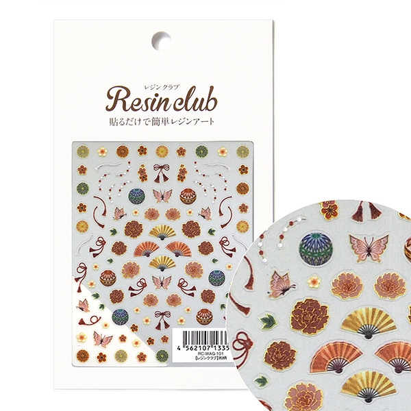 レジン材料 『和柄 両面 RC-WAG-101』 レジンクラブ ビーズ,レジン