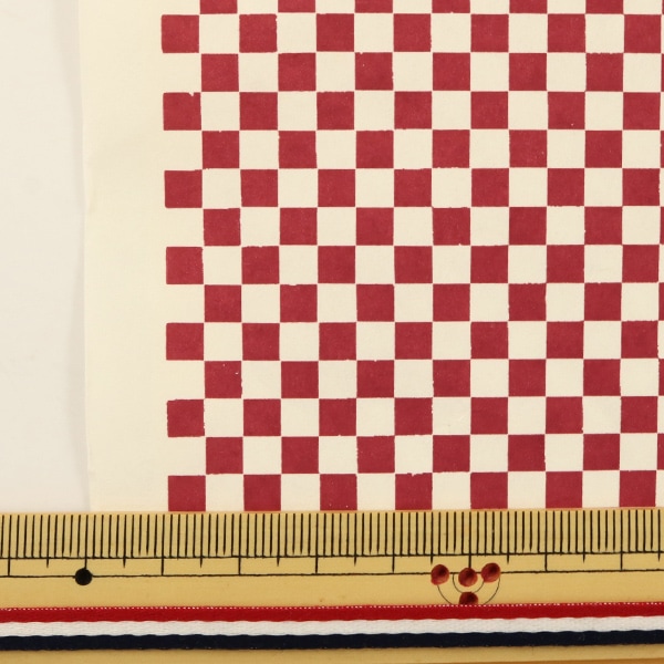 和紙 『市松模様 赤×白 四つ切』 すべての商品| ホビー材料の通販