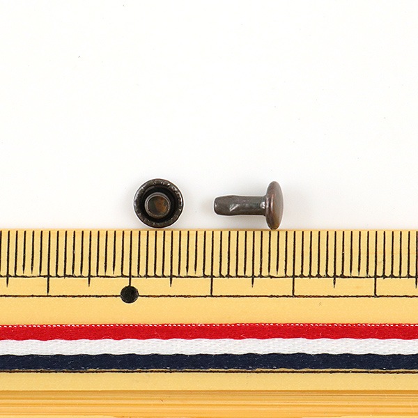 手芸金具 『両面足長カシメ 小 B 10個入り 11005-03』 LEATHER CRAFT