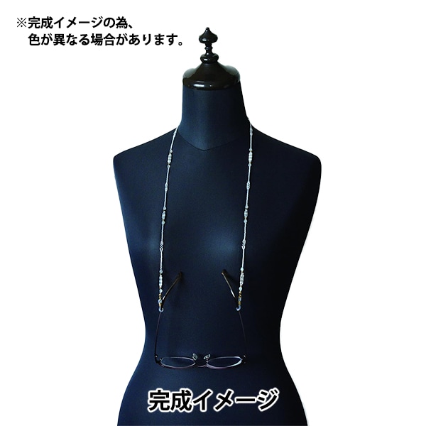 ビーズキット 『グラスコードキット ハーフティラ ホワイト BFK-449