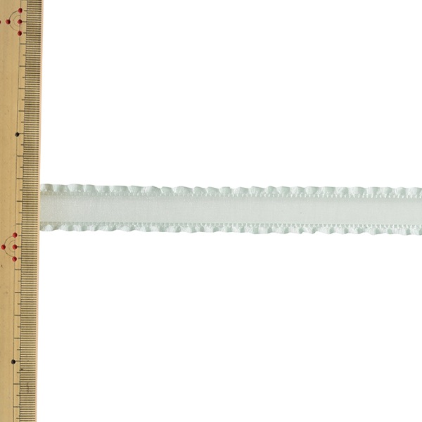 数量5から】 リボン 『フリルオーガンジーリボン 4615 幅約2cm 44番色