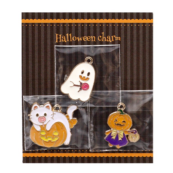 アクセサリー素材 『ハロウィンチャームセット 3個入リ RSP-591
