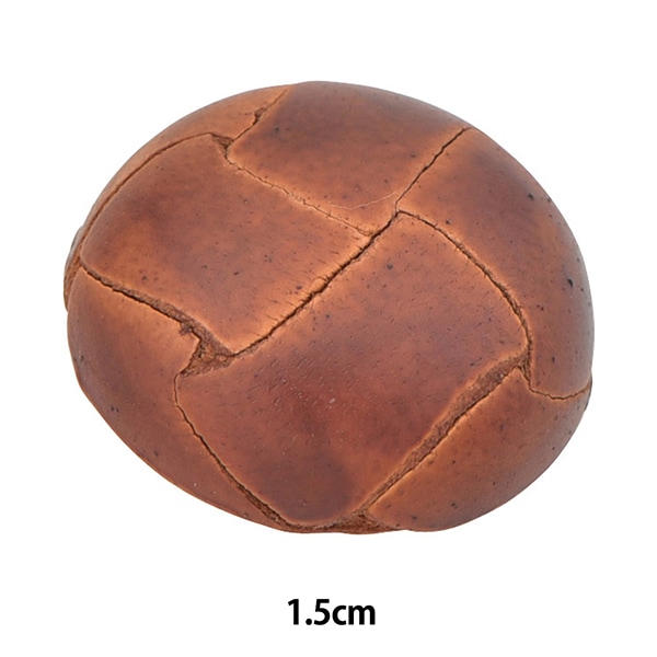 ボタン 『レザーボタン 1.5cm AXP5639』 服飾,ボタン・バックル,ボタン