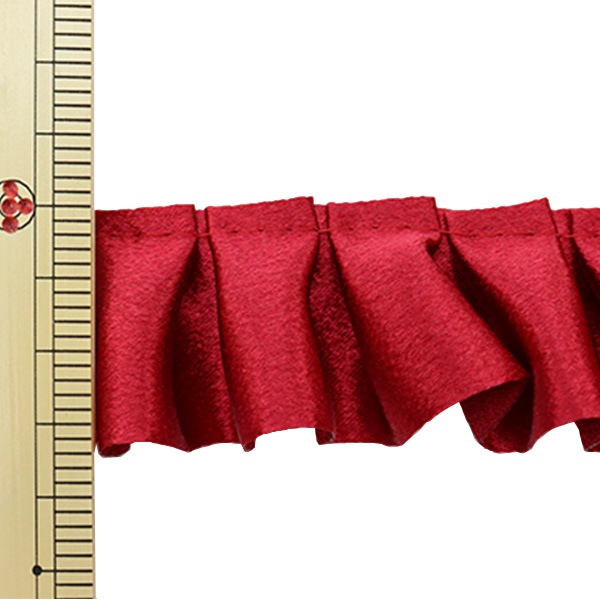 数量5から】 リボン 『サテンボックス 49番色 ボルドー 9100F』 服飾