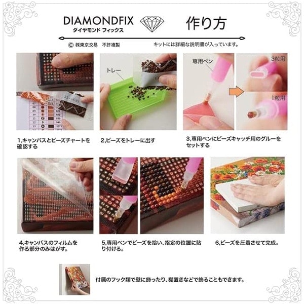 ビーズキット 『ダイヤモンドフィックス 名画コレクション 葡萄