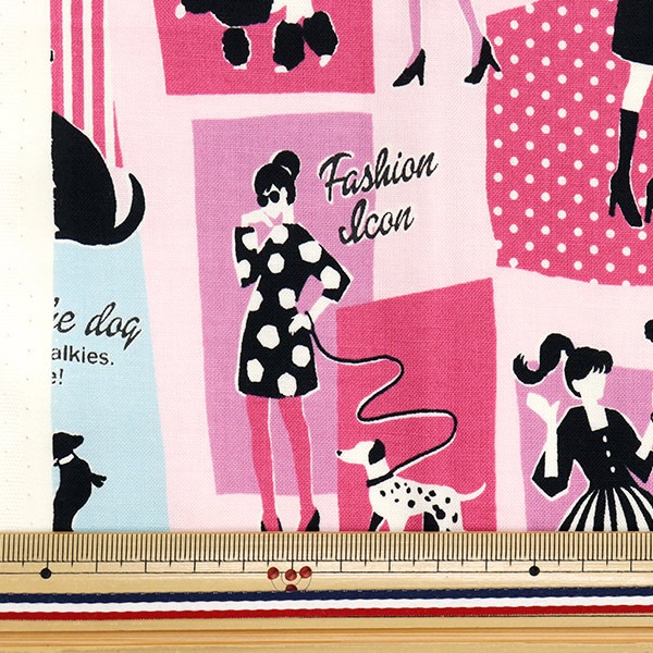 生地 『シーチング UN/NO カットクロス Girls 約110cm×50cm C-NN2313