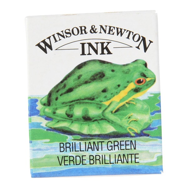 インク 『ドローイングインク 14ml 046 ブリリアント グリーン 3130046