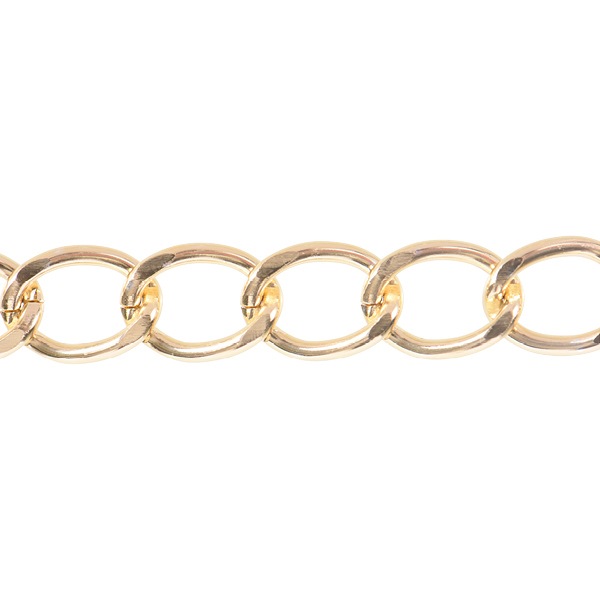 手芸金具 『エアリーチェーン アルミ製 ゴールド GN-16-20S-03G