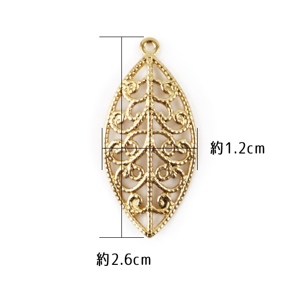 手芸金具 『デザインコネクトパーツ #14 ゴールド 金 G』 すべての商品