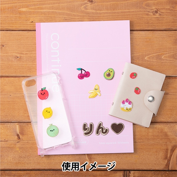 ワッペン 『すまいるふーど フルーツたちC SFW-03』 雑貨,ワッペン