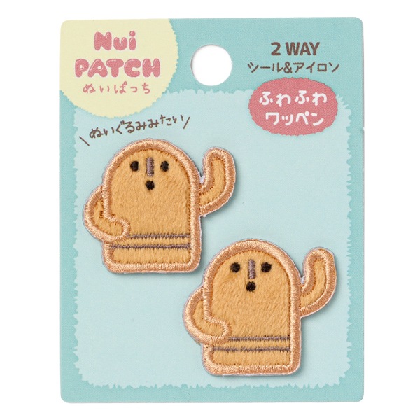ワッペン 『ぬいぱっち ふわふわワッペン ハニワ NPW-07』 雑貨