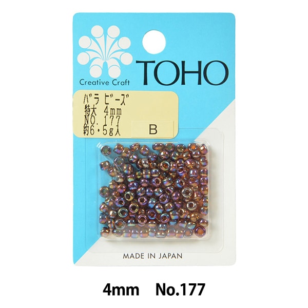 ビーズ 『バラビーズ 特大 約4mm No.35』 TOHO BEADS トーホービーズ