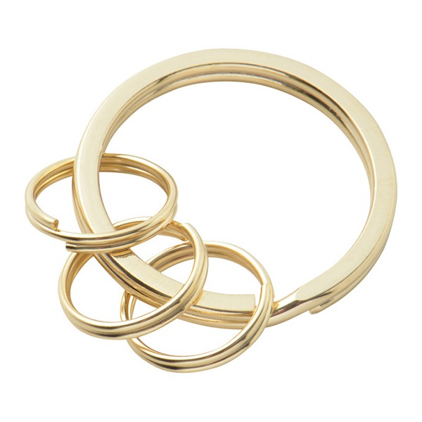 ユニフォームエクスペリメント キーリング キーホルダー 金 写真3/7｜ユニフォーム エクスペリメント、18Kゴールド×ダイヤモンドの