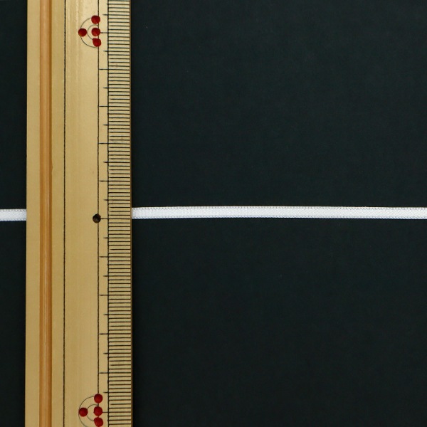 リボン 『両面サテンリボン 幅3mm×約10m巻 オフシロ』 ソーイング
