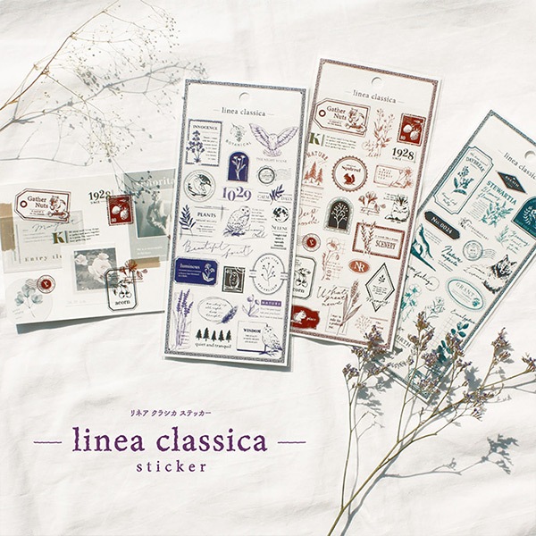 文具 『リネアクラシカ ステッカー rabbit 81260』 マインドウェイブ