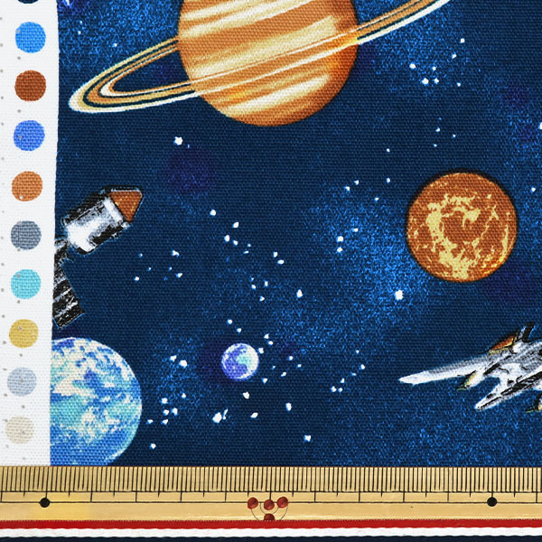 数量5から】 生地 『オックス お気に入りシリーズ コズミック ネイビー