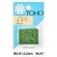 �ӡ��� �إХ�ӡ��� �ݾ� No.47�� TOHO BEADS �ȡ��ۡ��ӡ��� 