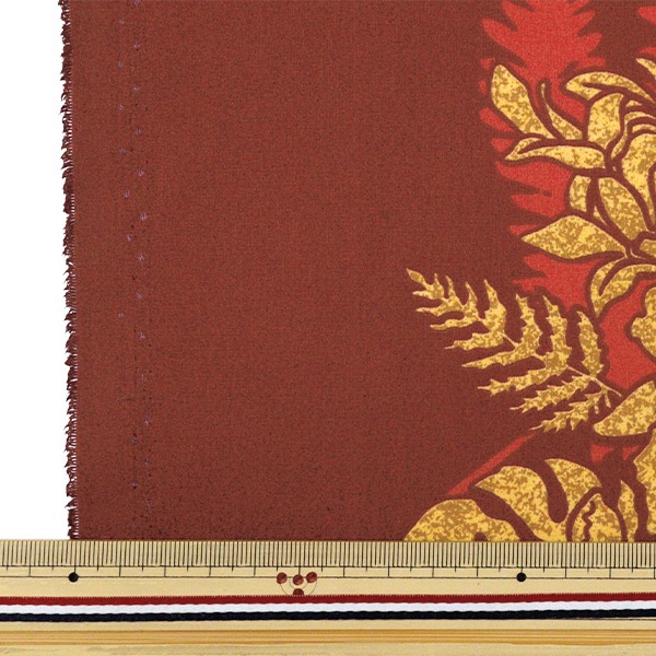 数量5から】 生地 『マウナロア T/C ハワイアンプリント オーキッド