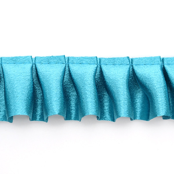 数量5から】 リボン 『サテンボックス 77番色 ターコイズ 9100F』 服飾