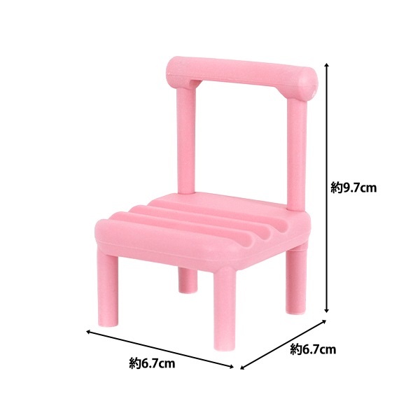 ドール用品『推し小物 ドール用チェア ピンク DCH-PK』 手芸