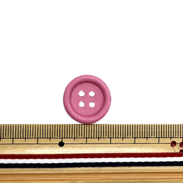 ボタン 『ウッドボタンミックス 20mm カラフル CWB04』 服飾,ボタン