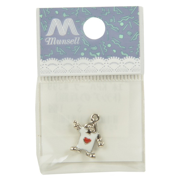 手芸金具 『エポ入りチャーム トランプの兵隊 シルバー No.399E