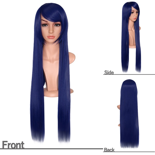 コスプレセール】 ウィッグ 『コスプレロングウィッグ 青ズミ