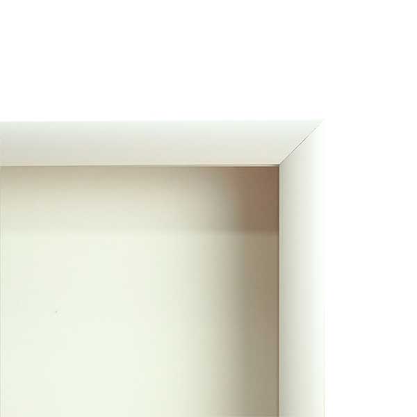 額 『ボックスフレーム A4判 ホワイト 308×221×32mm』 画材・文具,額