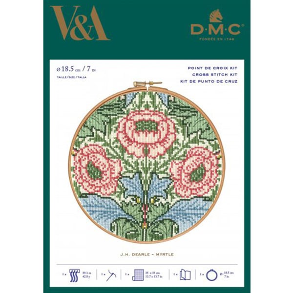 輸入刺しゅうキット 『John Henry Dearle (ジョン・ヘンリー・ダール