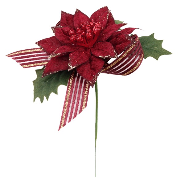 造花 シルクフラワー 『メタリックナローリーフ シルバー XE