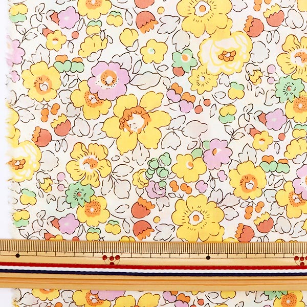 数量5から】 生地 『LIBERTY リバティプリント タナローン ベッツィ