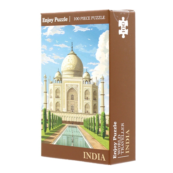 玩具 『パズル WORLD TRAVELLER INDIA 100ピース 200×200mm』 生活雑貨