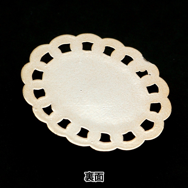 手芸パーツ 『ビジューセンターパーツ 1個入り 40mm×32mm スカイ