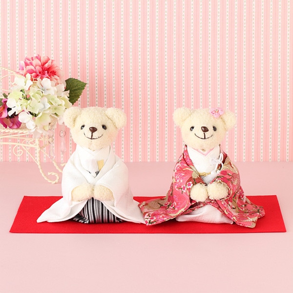 ウエディング手芸キット 『しあわせくまさん色打掛 SK-8』 Panami