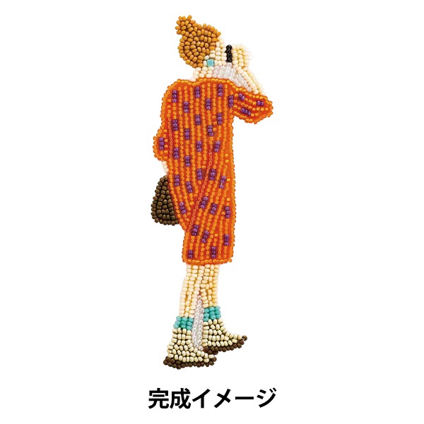 ビーズセール】ビーズキット 『おでかけブローチキット デート