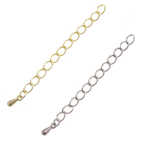 手芸金具 『テール鎖 銀色』 ビーズ,金具・留め具| ホビー材料の通販