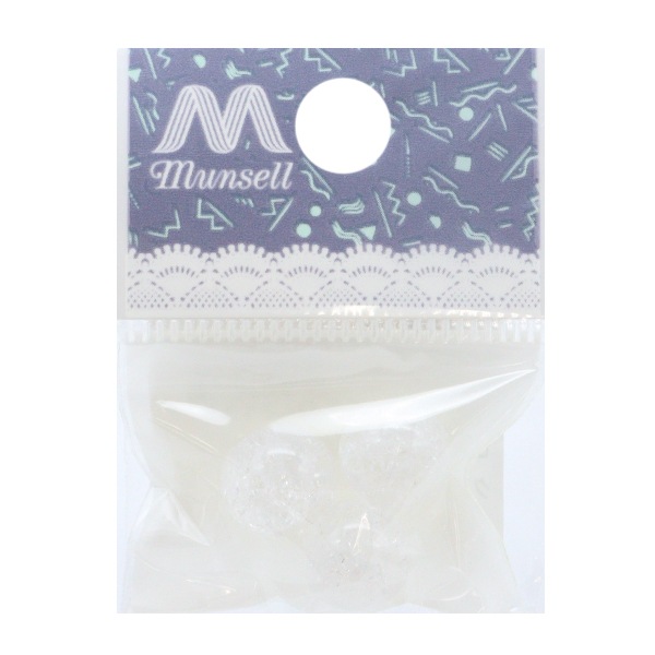 ビーズ 『クラック水晶 約10mm 3玉入り BDPP-103/1CR』 ビーズ,パック