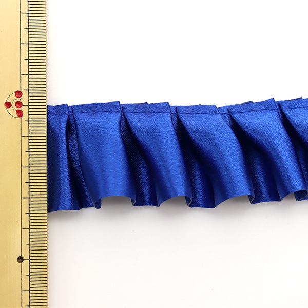 数量5から】 リボン 『サテンボックス 35番色 藍色 9100F』 服飾