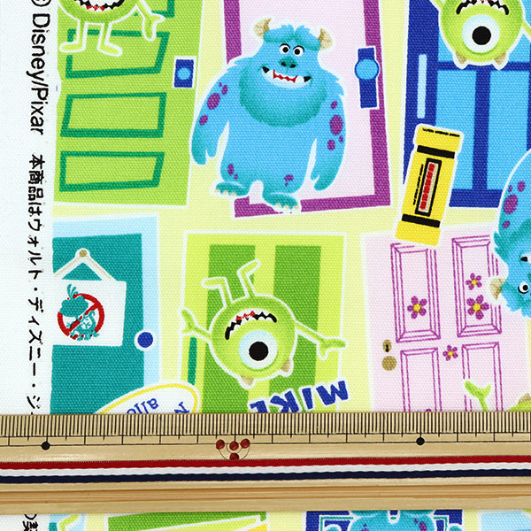 モンスターズインク生地 2021BTS】生地 オックス【キルト】モンスターズインク | 手芸センター