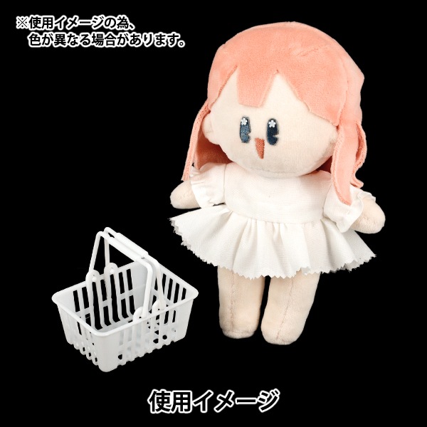 ドール用品『推し小物 買い物カゴ ピンク DSB-PK』 手芸,ミニチュア