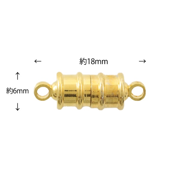 手芸金具 『マグネットクラスプ ゴールド K01-05-01』 ビーズ,金具
