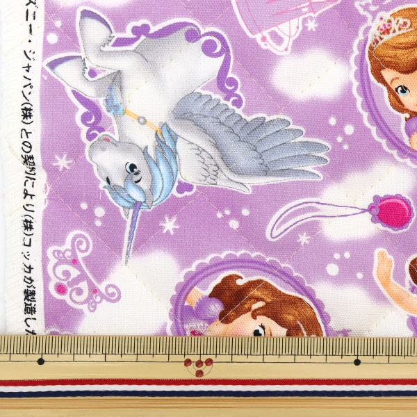 数量5から】 生地 『キルティング ちいさなプリンセスソフィア