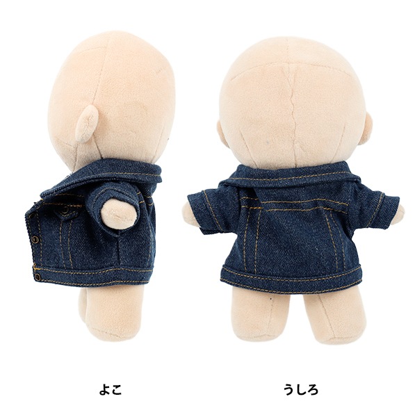 ぬいぐるみ衣装 『mpa select デニムジャケット Lサイズ ブルー MPA